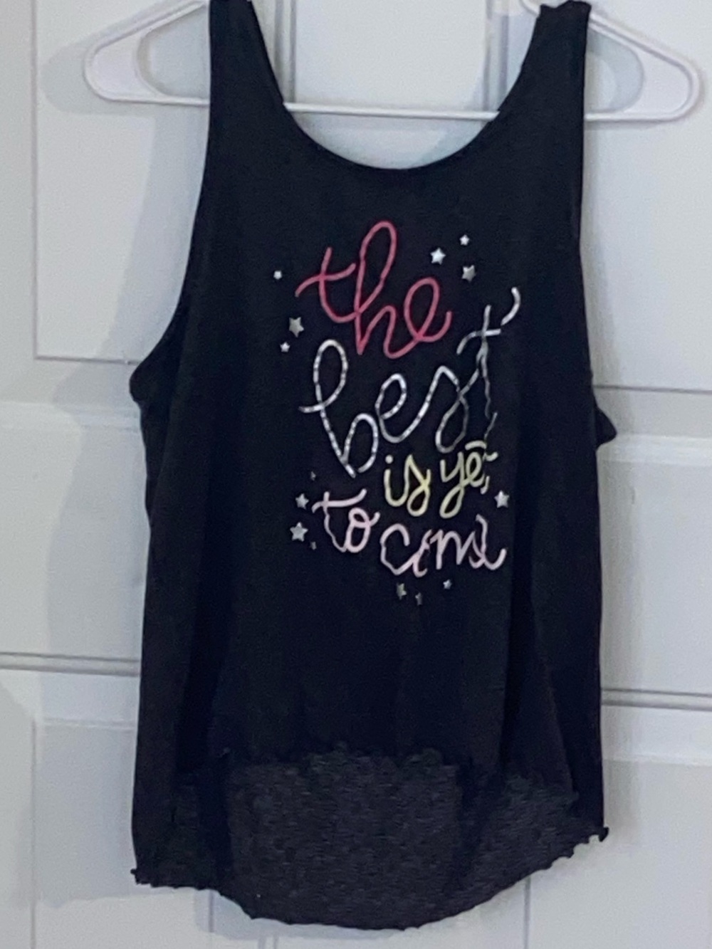 Black pj tank top